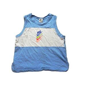 Nike Shirt Womens Medium Sleeveless NSW‎ DNA Sportswear Stacked Swoosh Ladies